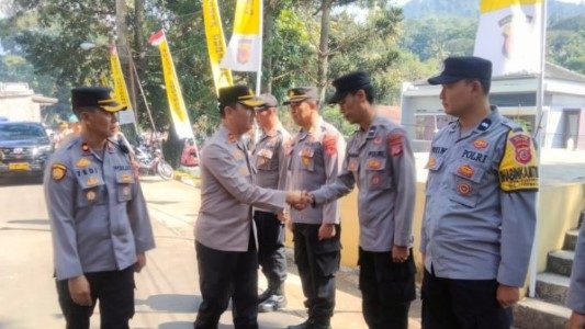 Kunjungan Kapolres Cianjur ke Polsek Cugenang