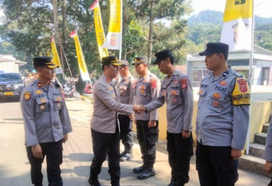 kunjungan Kapolres Cianjur ke Polsek Cugenang