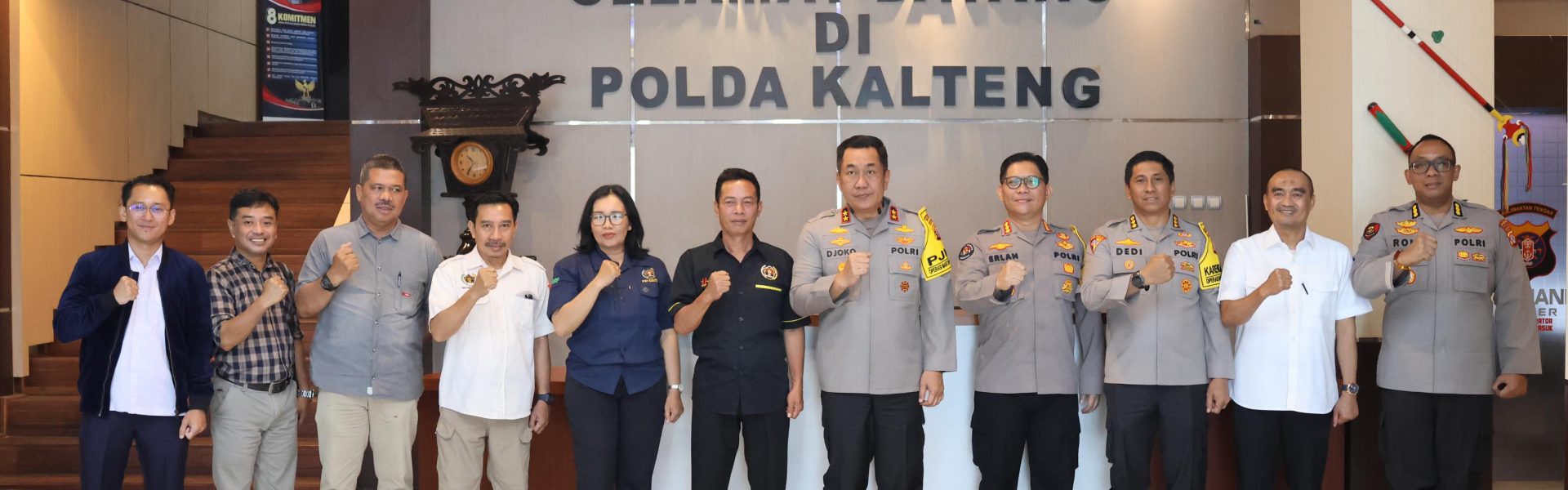 audiensi Kapolda Kalteng dengan PWI