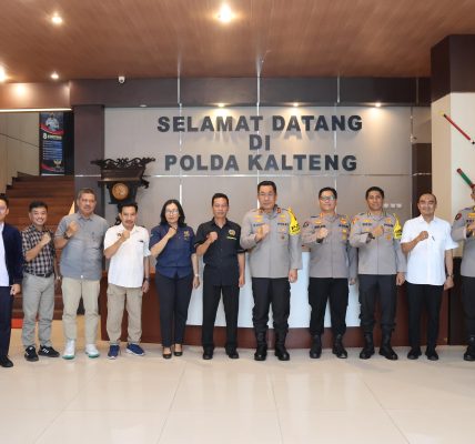 audiensi Kapolda Kalteng dengan PWI