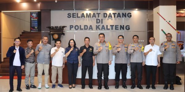 audiensi Kapolda Kalteng dengan PWI